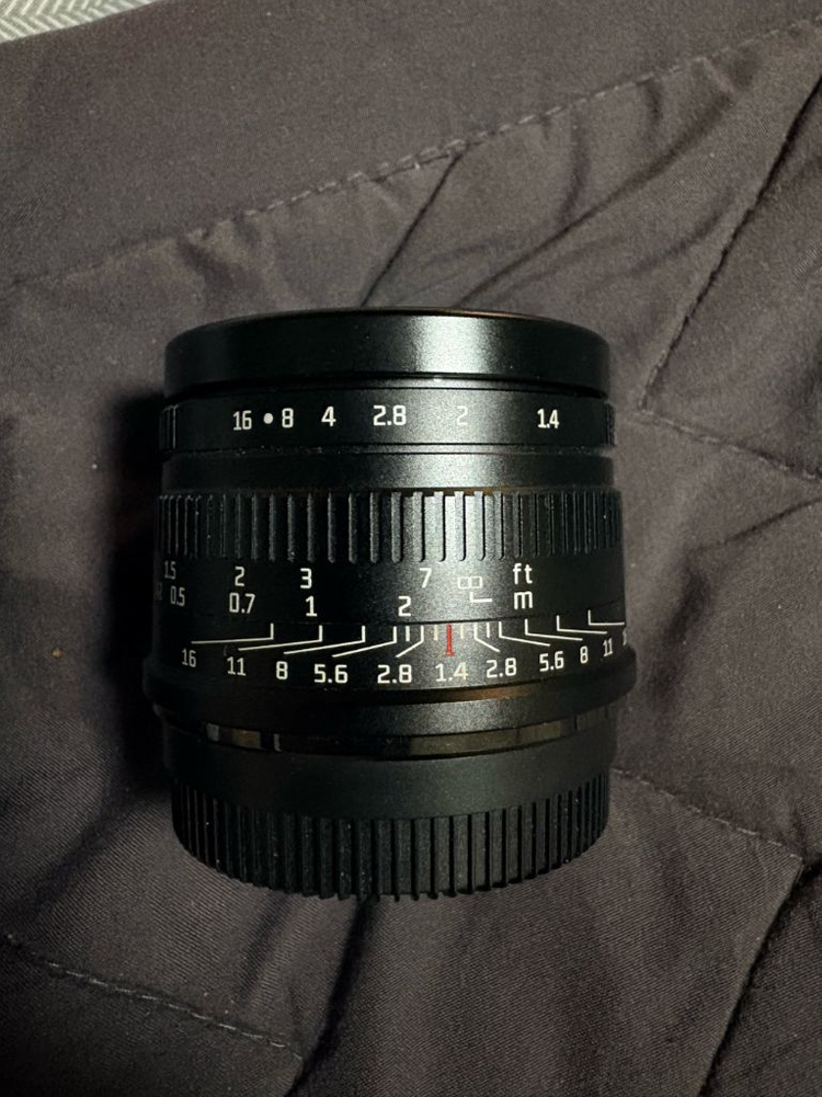 35 f/1.4 수동 단렌즈 7아티산 후지 마운트 이미지