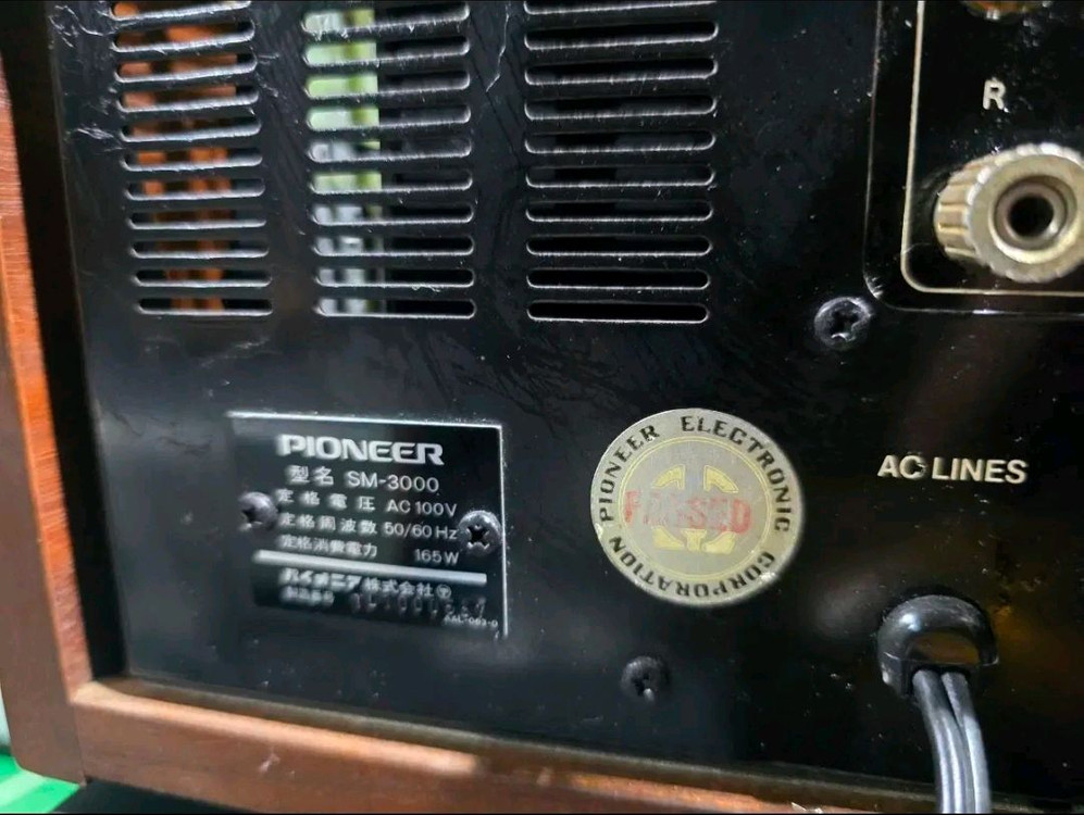 PIONEER(파이오니아) SM-3000 파워앰프 민트급 이미지