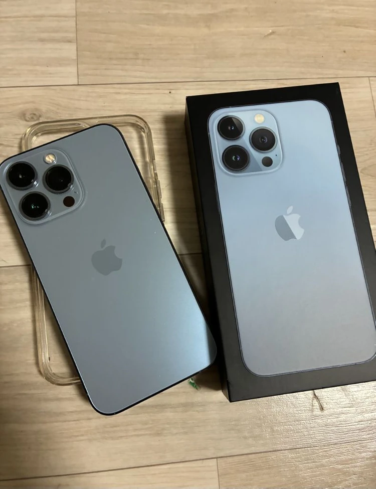 아이폰13프로 128GB 시에라블루 팝니다. (배터리 86%/번인,액정스크래치) - 안심되는 중고거래