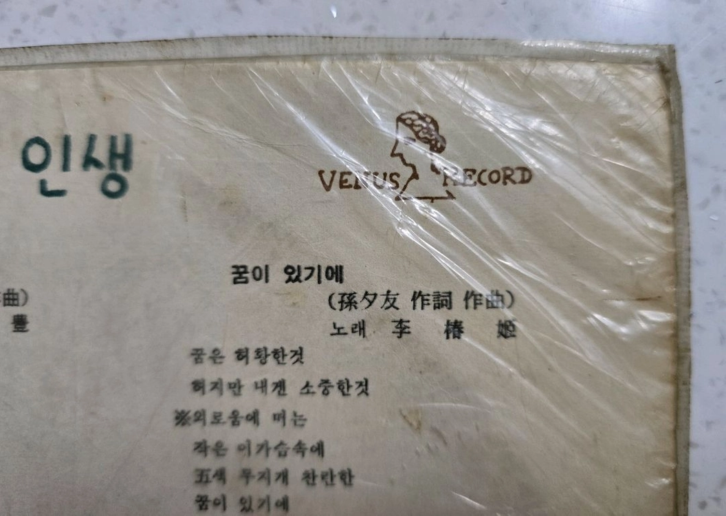 블루벨즈 열두냥 짜리 인생 10인치 LP 레코드 이미지