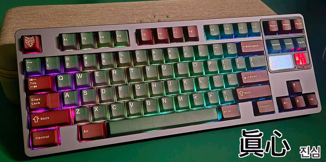 (*풀윤활) 진심 QK80 MK2 유/무선 커스텀 게이밍 키보드 핫스왑 이미지