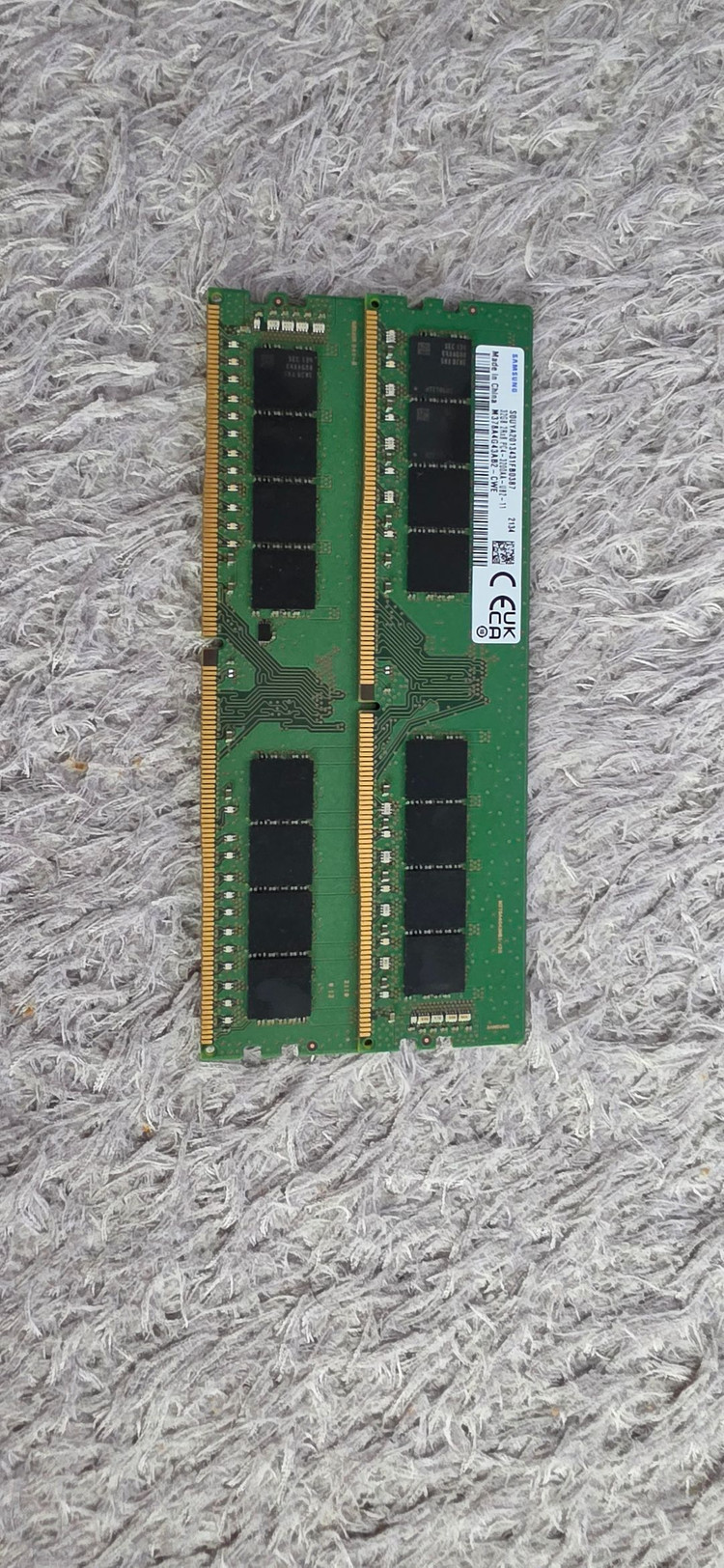 [삼성전자] 삼성 DDR4 PC4-25600(3200Mhz) [32GB] 2개 / 64GB 팝니다. 이미지