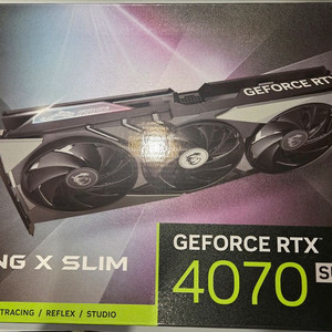 msi rtx4070 super 그래픽카드 이미지