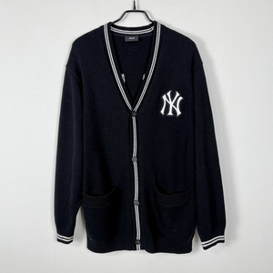 MLB 뉴욕 양키스 블랙 니트 가디건 공용100 L 라덴 빈티지 이미지