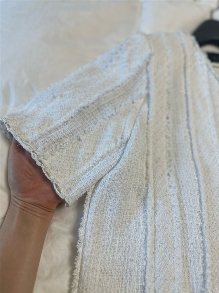 랑방 부클버티컬하프슬리브자켓 이미지