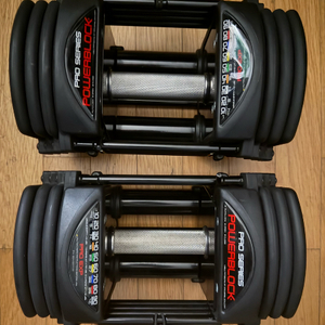 파워블럭 우레탄 EXP 무게조절 덤벨 22kg(에프몬스터 스텐핸들) 판매합니다. 이미지