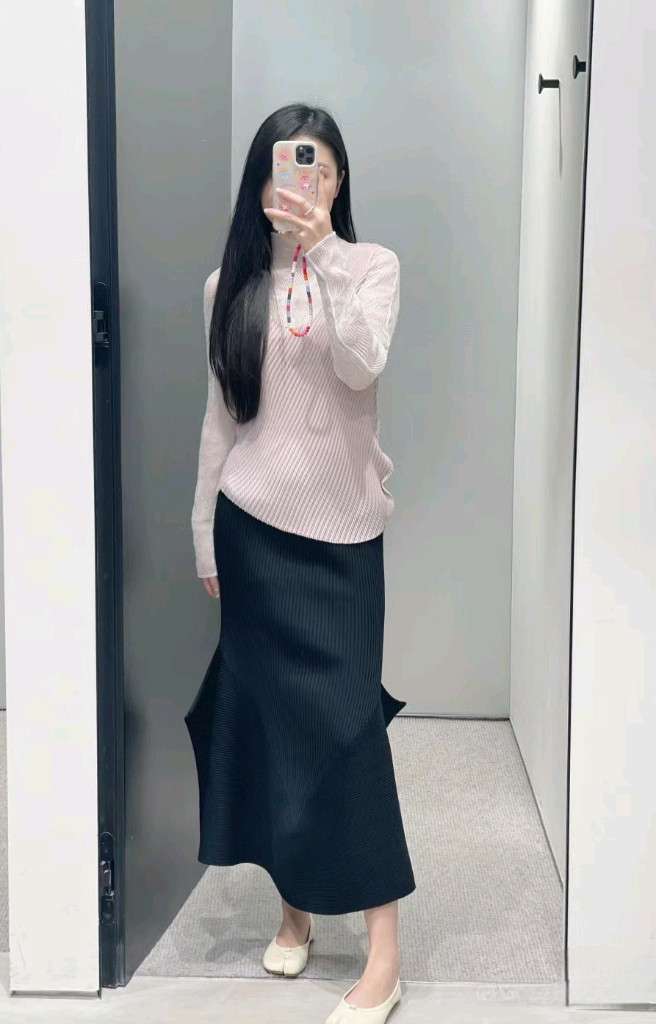 이세이미야케 미스티 핑크탑 플리츠플리즈 ~ 이미지