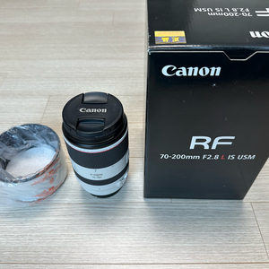 캐논 정품 RF 70-200mm F2.8 L IS 알아빠백통 렌즈 판매합니다 이미지
