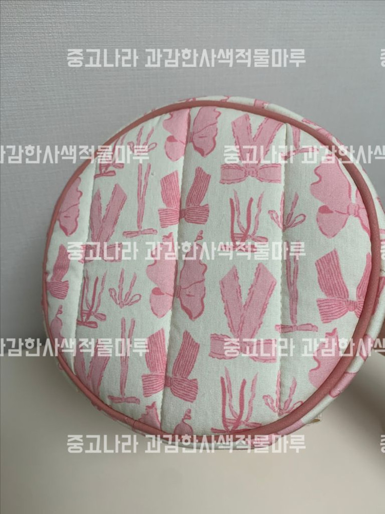 프레젠트프로젝트 원형드럼백 리본핑크 이미지