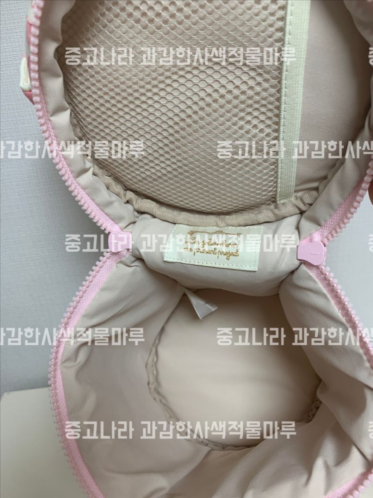 프레젠트프로젝트 원형드럼백 리본핑크 이미지