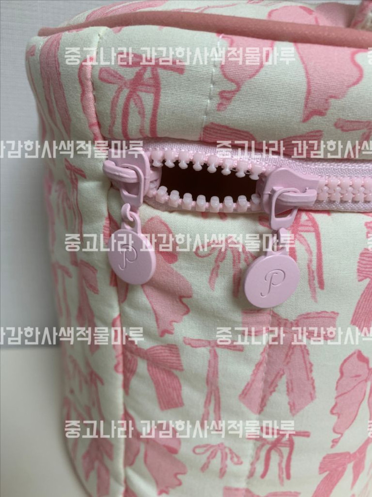 프레젠트프로젝트 원형드럼백 리본핑크 이미지