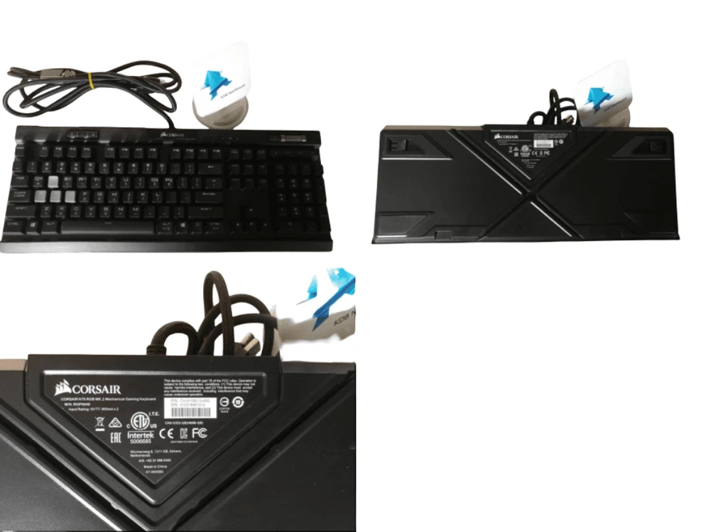 기계식 키보드 몬스긱 M3, 커세어 K70, 로지텍 YR0073, 로지텍 YR0082, K360 이미지