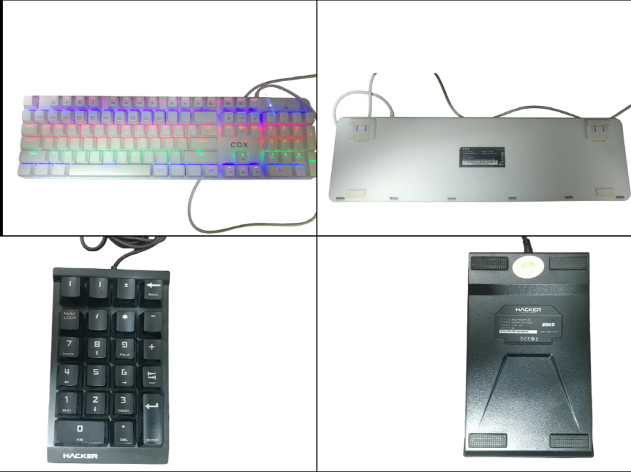 기계식 키보드 몬스긱 M3, 커세어 K70, 로지텍 YR0073, 로지텍 YR0082, K360 이미지