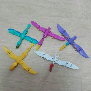 공룡메카드 익룡 5개 타이니소어, 캡쳐카 이미지
