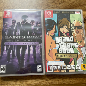 닌텐도 스위치 게임 칩 (gta, 세인츠 로우) 이미지