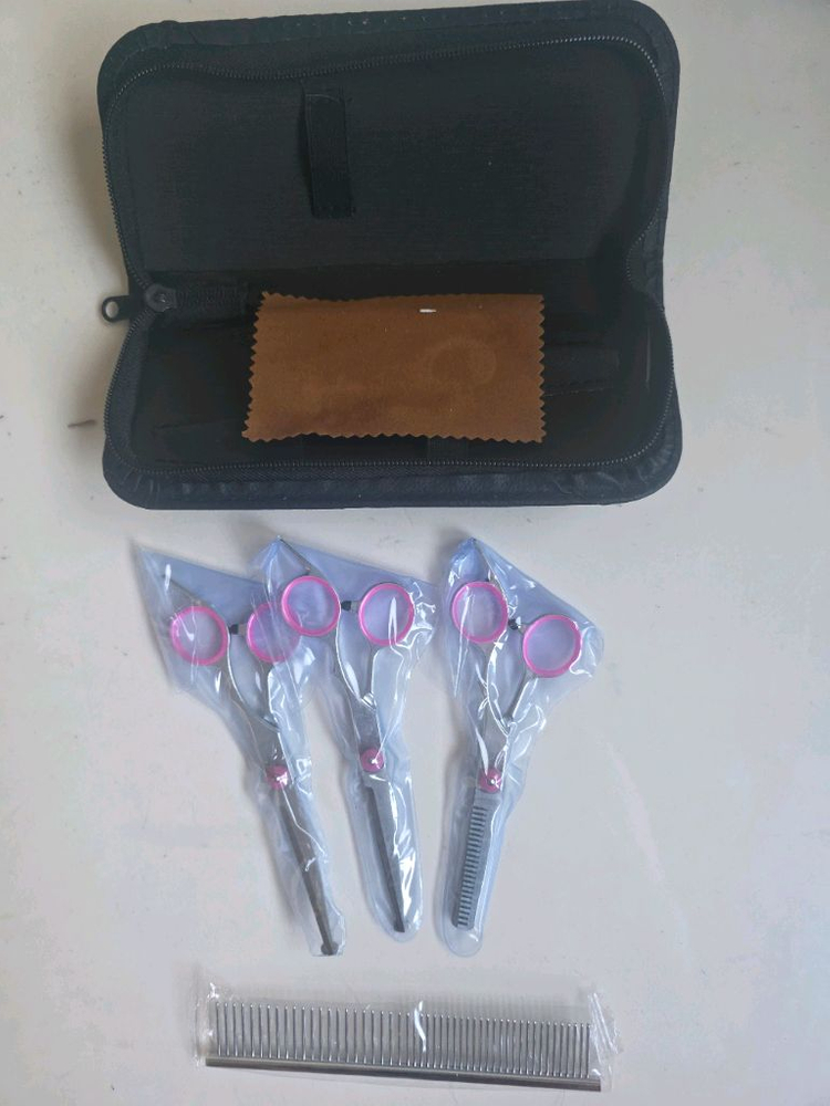애견미용가위세트 새상품 이미지