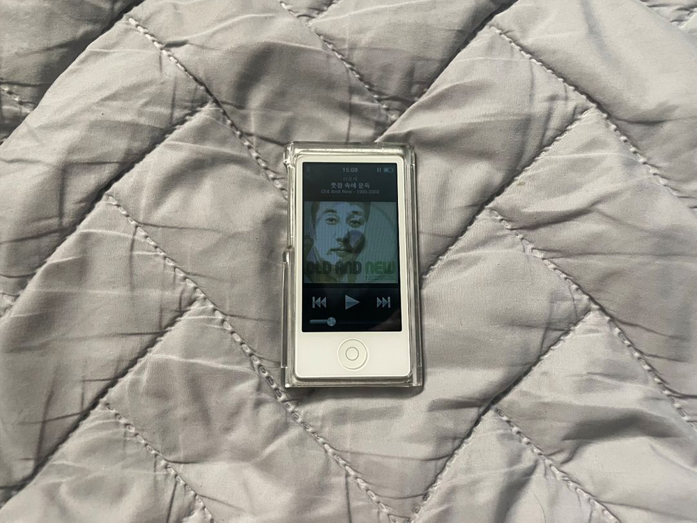 애플 ipod nano 7th 16gb 실버 이미지