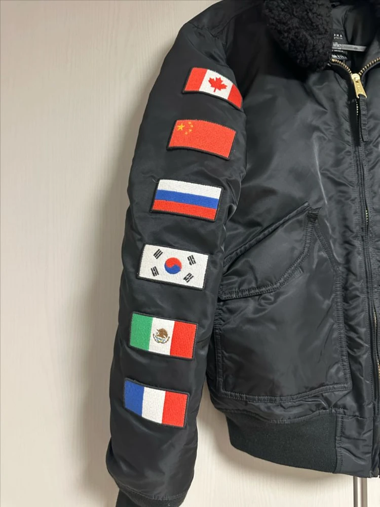 알파인더스트리 월드 MA-1 패딩 자켓 이미지