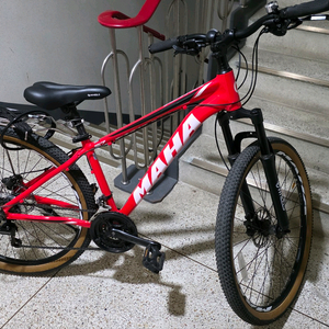 마하 S7빨간색 MTB 산악자전거(상태좋음) 이미지
