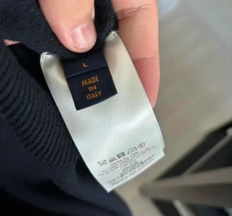 루이비통 니트 모노그램 캐시미어 남성니트 블루 L 이미지