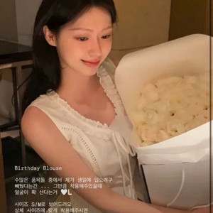르플레인 벌스데이 블라우스 s 이미지