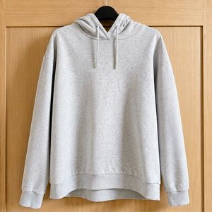 자주 여성 그레이 후드 티셔츠 - M size 이미지