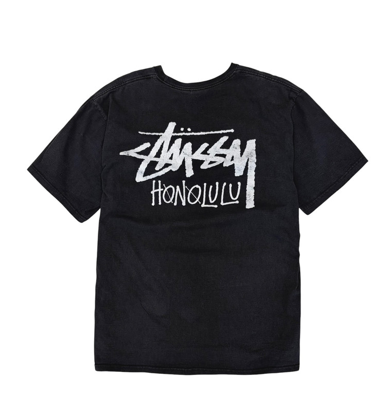 STUSSY 스투시 반팔 블랙 (XL) 이미지