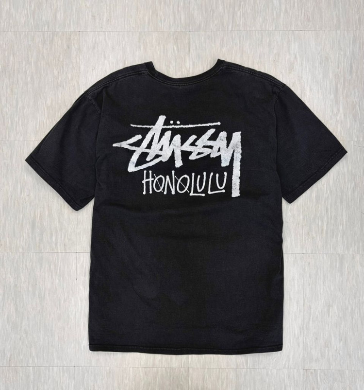 STUSSY 스투시 반팔 블랙 (XL) 이미지