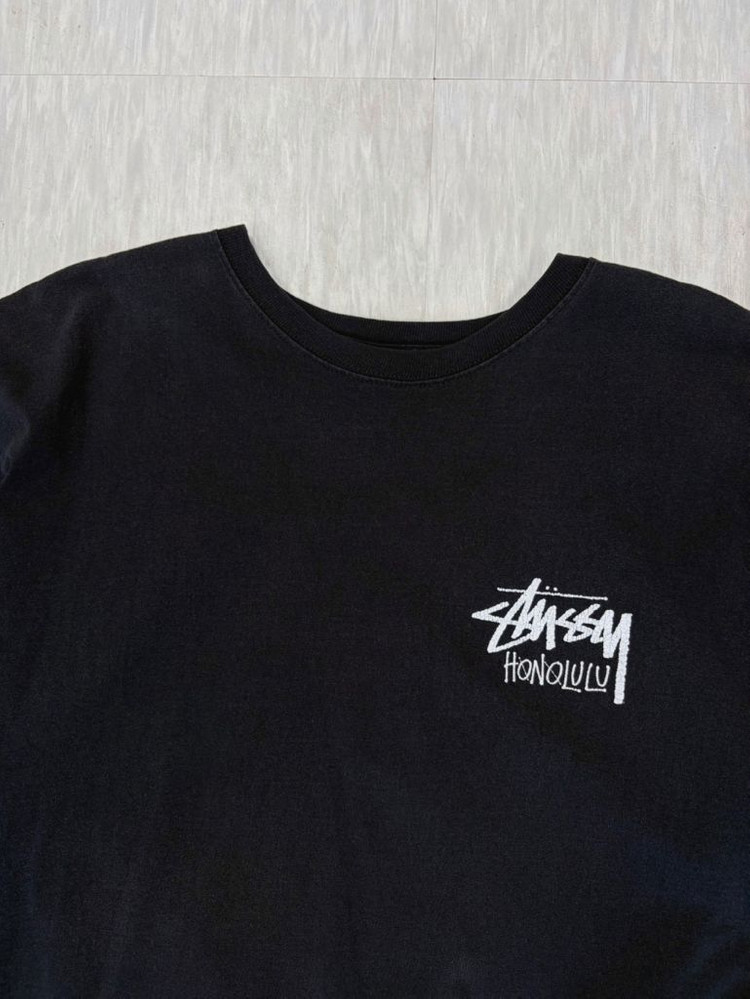 STUSSY 스투시 반팔 블랙 (XL) 이미지