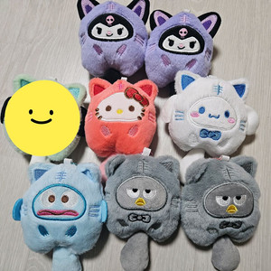 산리오 키링 인형(쿠로미 헬로키티 시나모롤 바츠마루 한교동) 팔아요 이미지