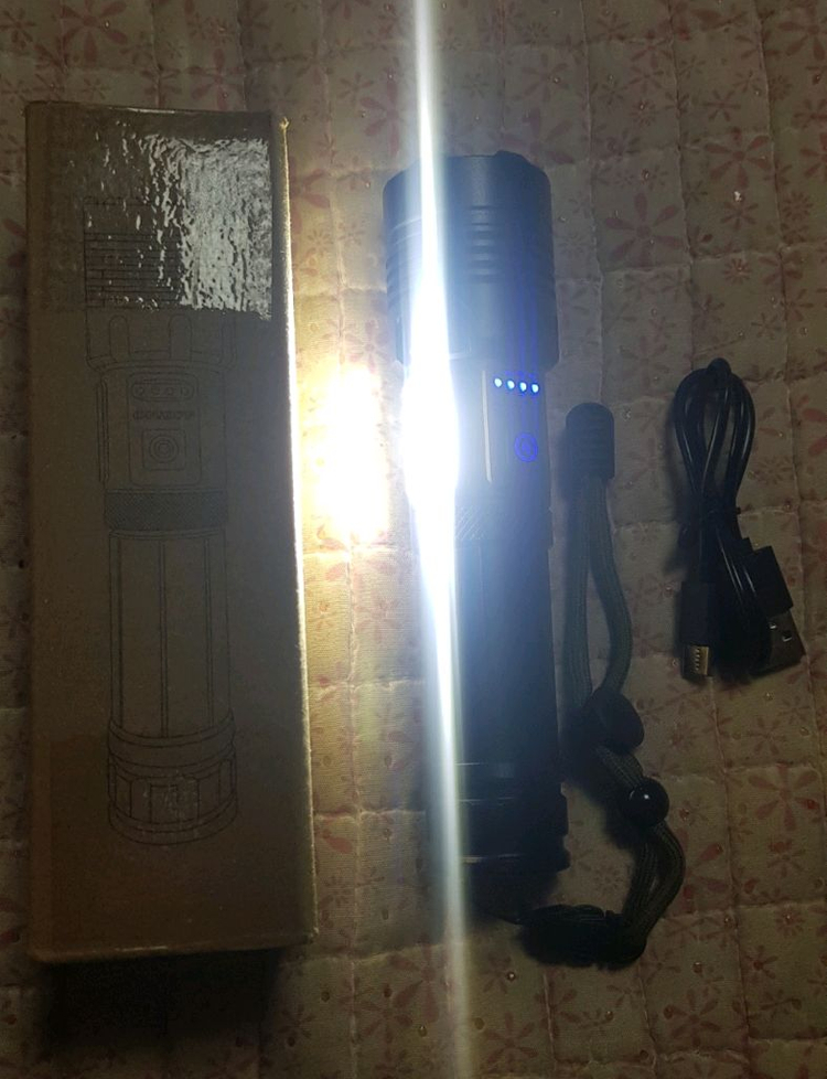 xhp120손전등,랜턴,해루질,낚시,경비,산행 등.. 이미지