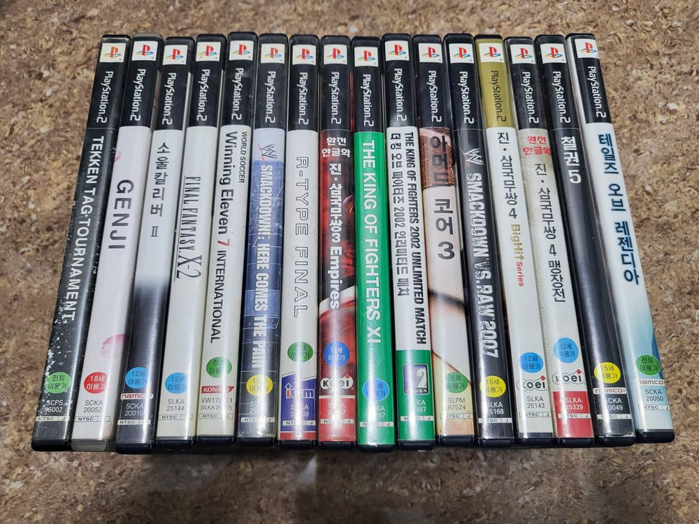 PS2 게임 타이틀 16장 팝니다. 이미지