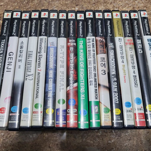 PS2 게임 타이틀 16장 팝니다. 이미지