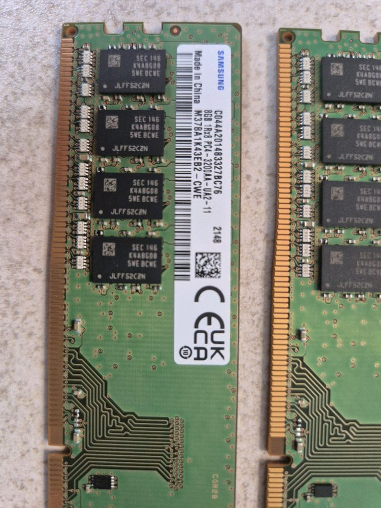 삼성 DDR4 8GB 3200 메모리 21년48주차 2개 일괄 이미지