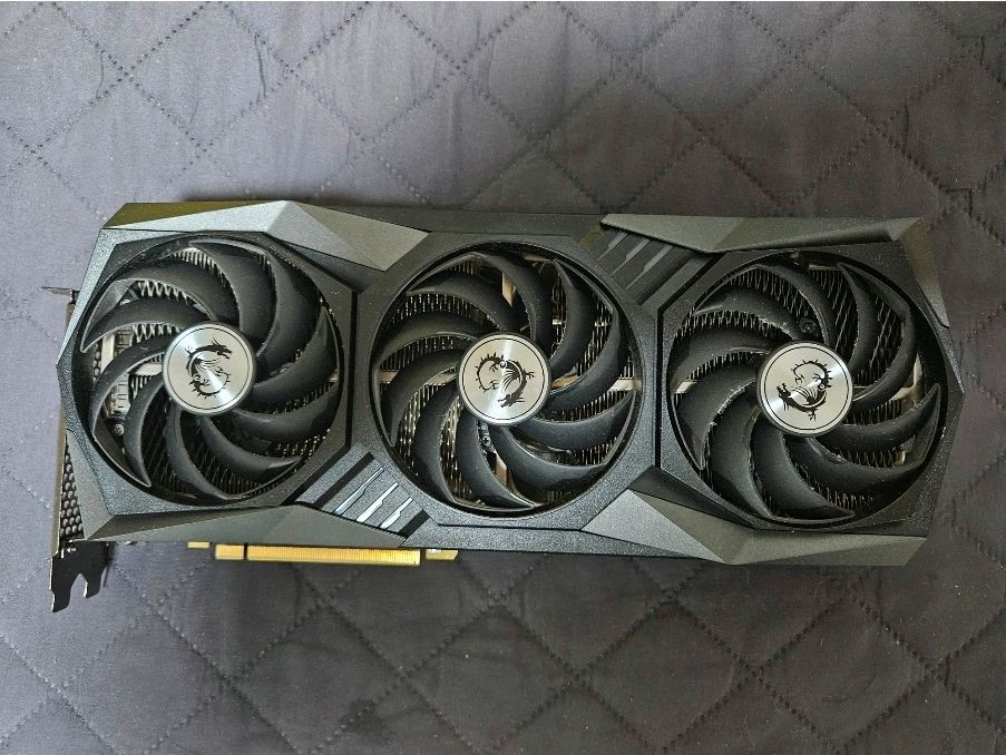 MSI 트리오 RTX 3080ti 그래픽카드 이미지