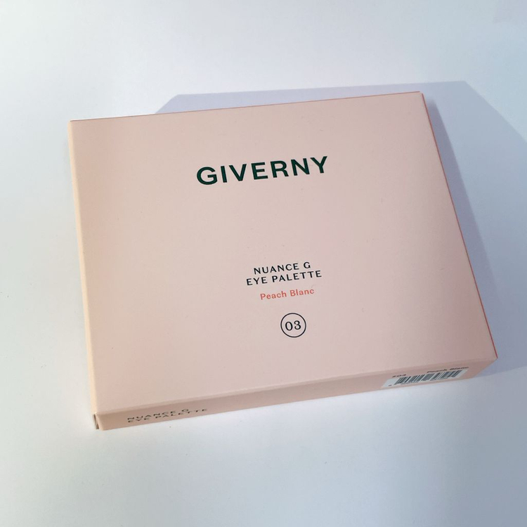 미사용 지베르니 뉘앙스 G 아이 팔레트 3호 피치블랑 이미지