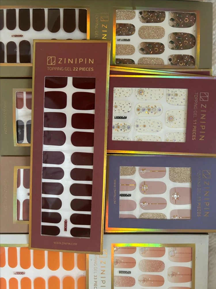 지니핀 네일 스티커 이미지