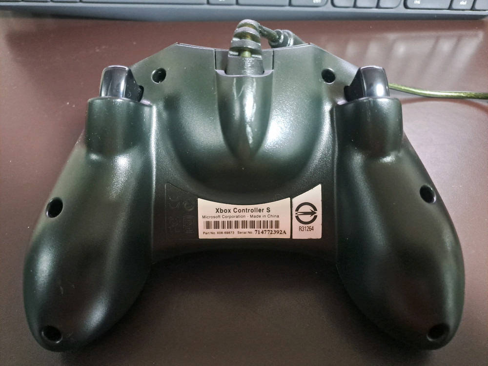 오리지널 Xbox (구엑박) 정품 컨트롤러 블랙 이미지