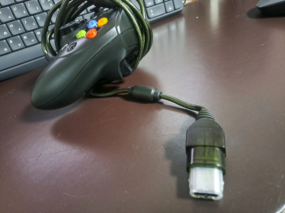 오리지널 Xbox (구엑박) 정품 컨트롤러 블랙 이미지