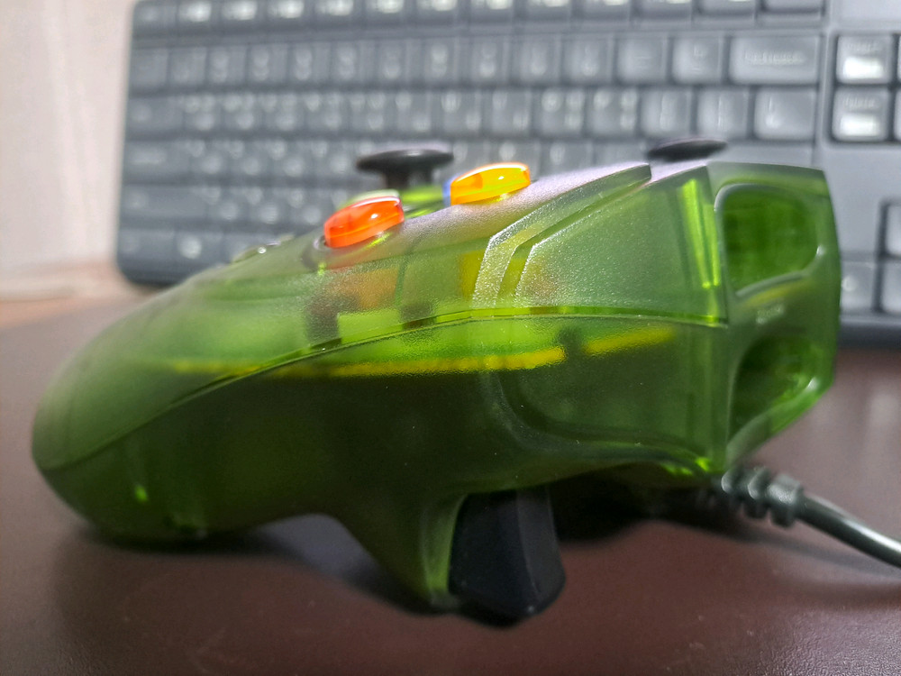 오리지널 Xbox (구엑박) 정품 컨트롤러 헤일로 에디션 이미지