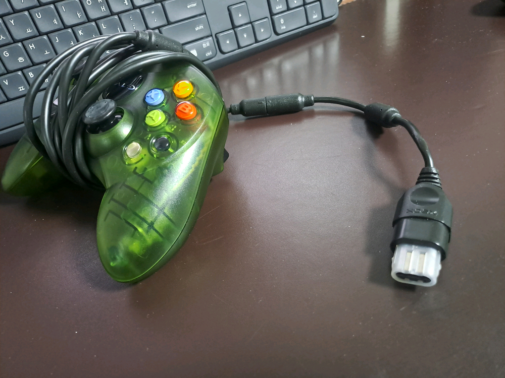 오리지널 Xbox (구엑박) 정품 컨트롤러 헤일로 에디션 이미지