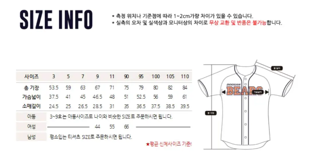 두산베어스 반달 핑크 홈 유니폼 5호 팝니다 이미지