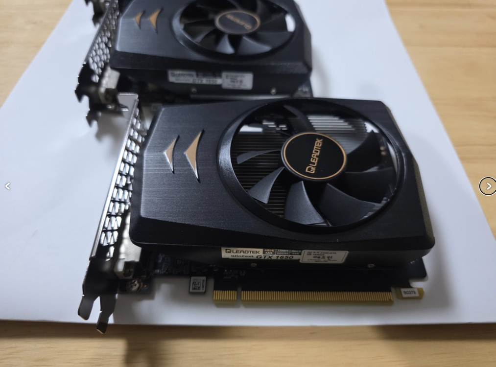 에즈윈 GTX 1650 4GB 그래픽카드 2개 남음 / 개당 9만원 이미지