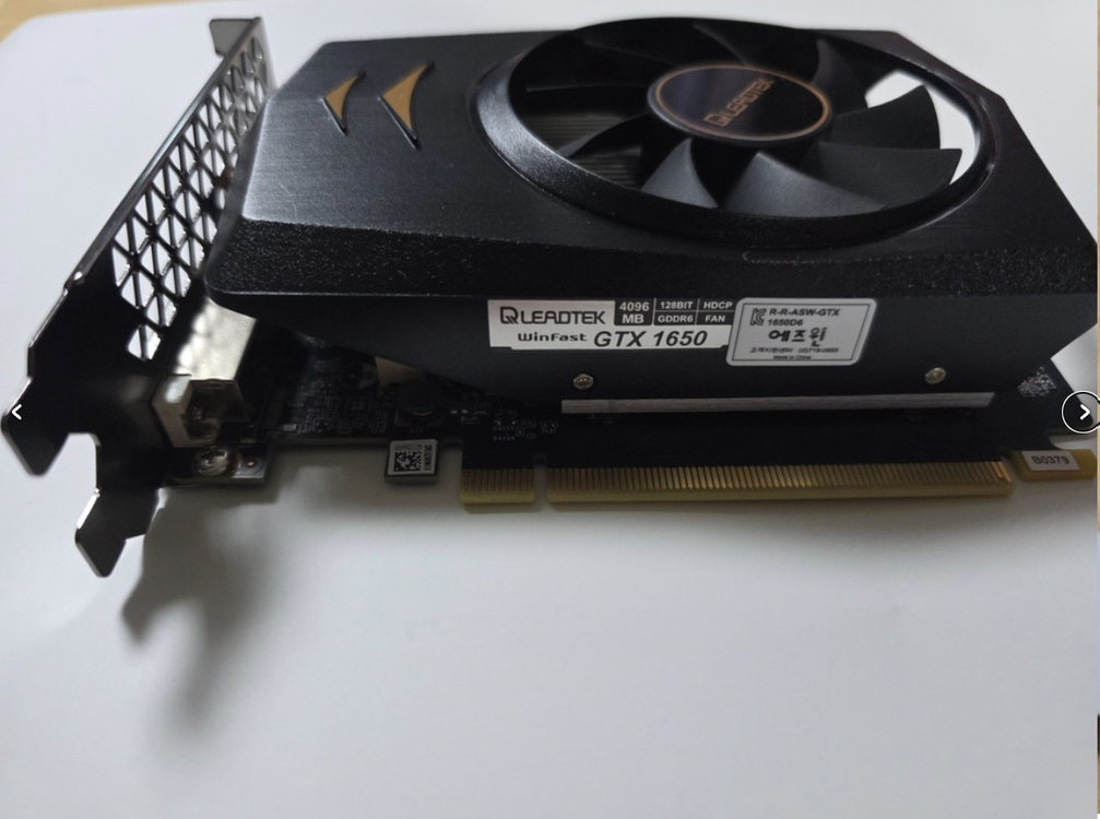 에즈윈 GTX 1650 4GB 그래픽카드 2개 남음 / 개당 9만원 이미지