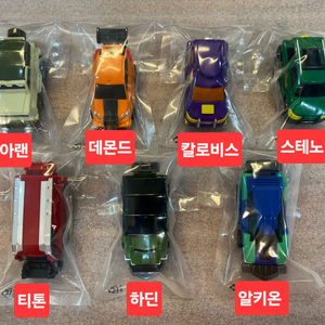 공룡메카드 자동차 캡쳐카 장난감 6종 중고제품 이미지