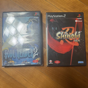 PS2 시노비/소울리버2 게임 2개 묶음 이미지