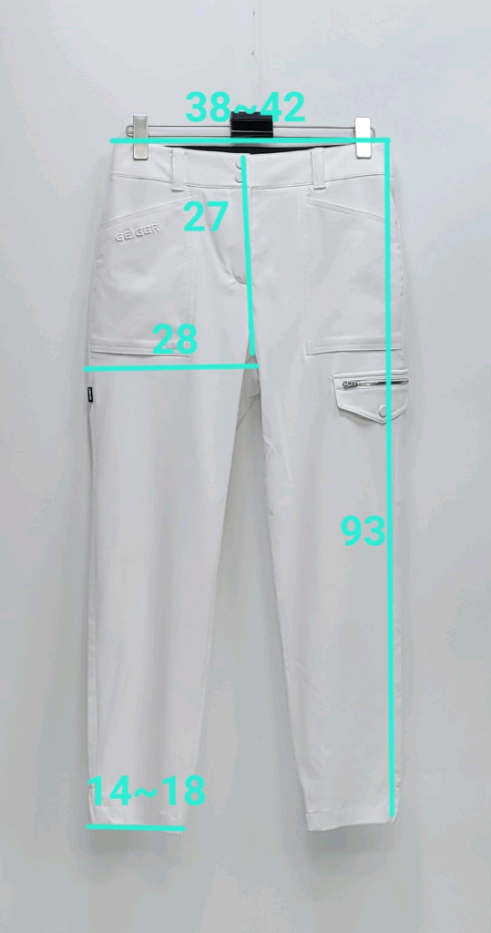 GEIGER 25SS 가이거 골프 스윙 팬츠 / 여 75 (28) 화이트 이미지