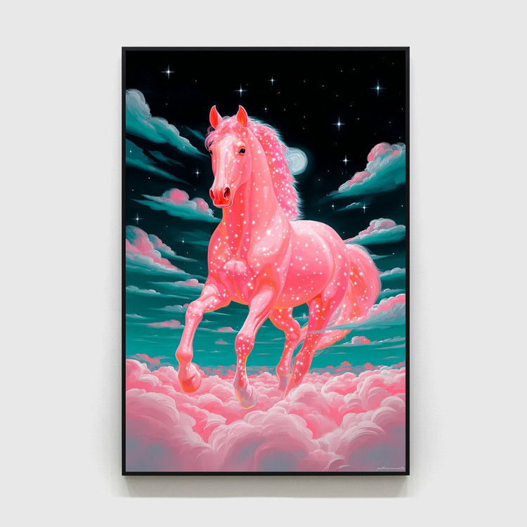 파토크리온워터 그림 액자 팝아트 인테리어소품 말그림 말액자 대형 고급 벽걸이 홈데코 거실 포인트 아트포스터 2종 세 이미지