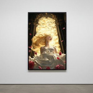 그림 액자 팝아트 인테리어소품 널 보내는 방법 여인그림 인물액자 감성 거실 인테리어 아트포스터 분위기 있는 대형 액 이미지