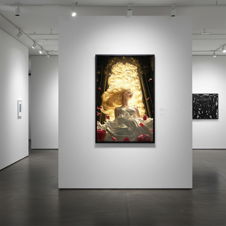 그림 액자 팝아트 인테리어소품 널 보내는 방법 여인그림 인물액자 감성 거실 인테리어 아트포스터 분위기 있는 대형 액 이미지